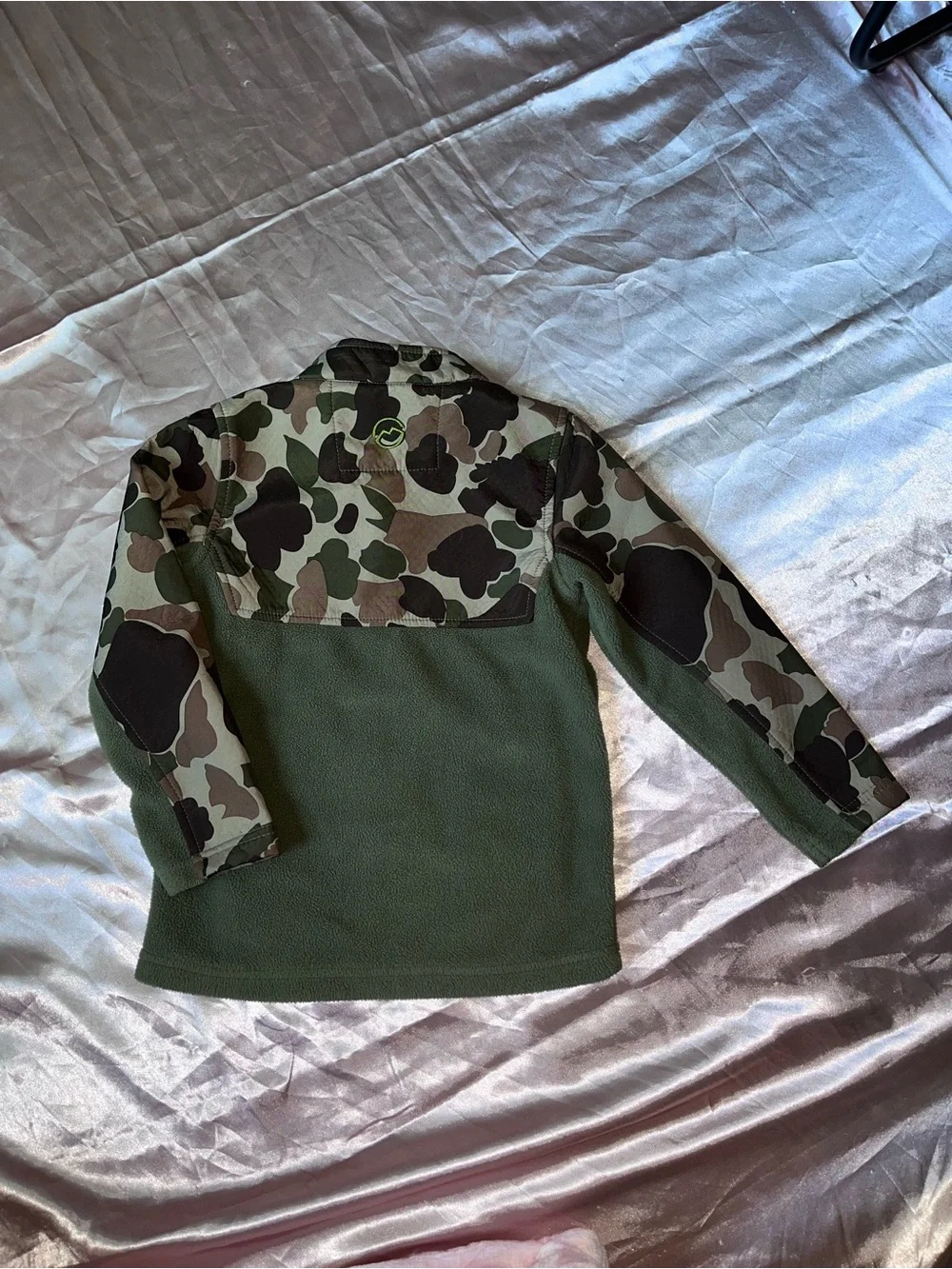 Magellan Outdoors Brown & Olive Camo Fleece Jacket